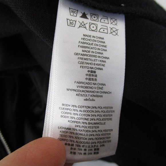 MICHAEL Michael Kors Plus Size Black Silver Velvet Velour Full Zip Jacket 3X - Picture 11 of 12